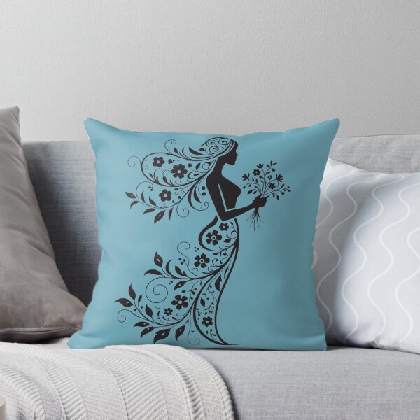 Item preview, Virgo Zodiac Floral Woman – Botanical Maiden Astrology Art designed and sold by Mousy17.