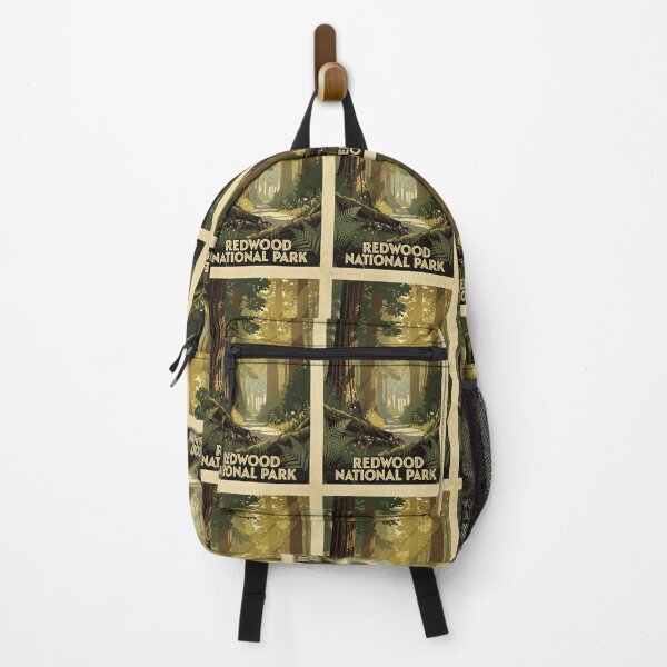 Item preview, Redwood National and State Parks Vintage Travel Art designed and sold by Teelogic.