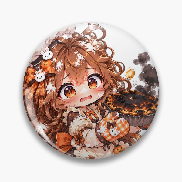 Item preview, Baking Disaster – Cute Chibi Baker Girl designed and sold by Kubbykat.