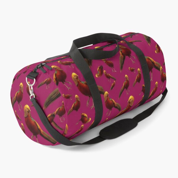 Item preview, Golden Pheasant – Bold Gold & Scarlet Pattern designed and sold by Helt-enkelt.