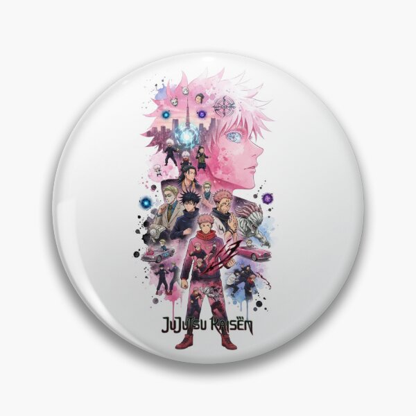 Item preview, Jujutsu Kaisen Gojo Yuji Megumi Watercolor Anime Art    designed and sold by FreakToons.