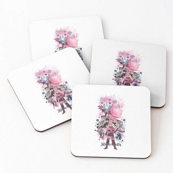 Item preview, Jujutsu Kaisen Gojo Yuji Megumi Watercolor Anime Art    designed and sold by FreakToons.