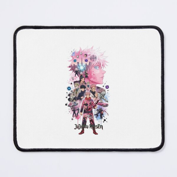 Item preview, Jujutsu Kaisen Gojo Yuji Megumi Watercolor Anime Art designed and sold by FreakToons.