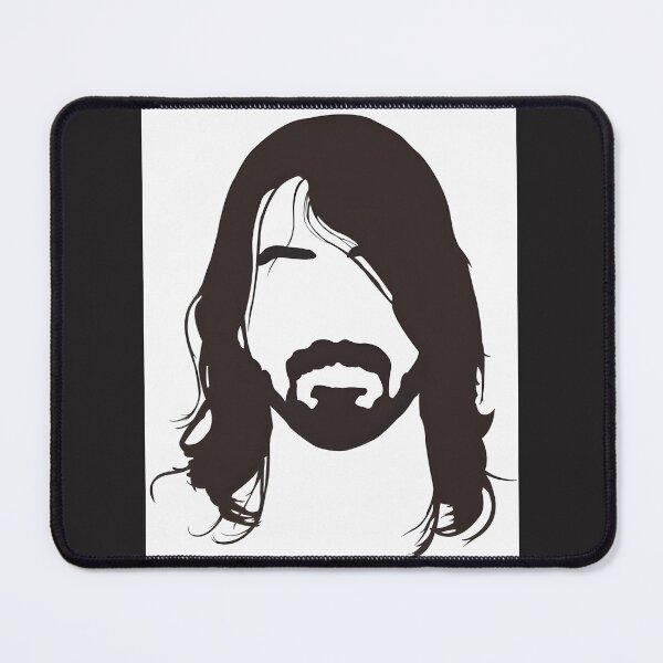 Item preview, Dave Grohl Inspired Rock Music Legend Illustration Design designed and sold by AmrRaafatAssal.