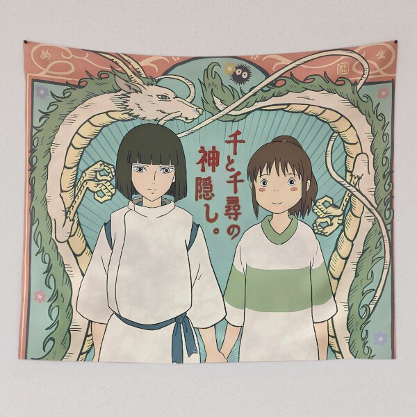 Item preview, Cute couples art [[hakus]] and -%[ghiblis]%- chihiros's aways  designed and sold by renzuraart.