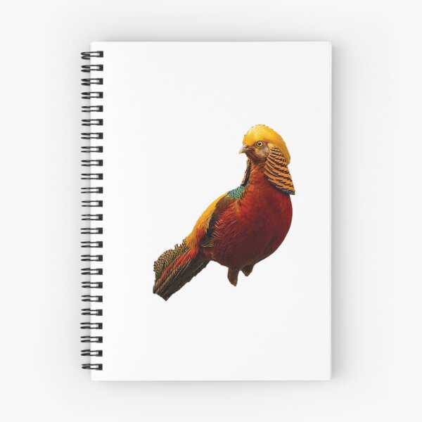 Item preview, Golden Pheasant – Vivid Gold & Scarlet Portrait designed and sold by Helt-enkelt.