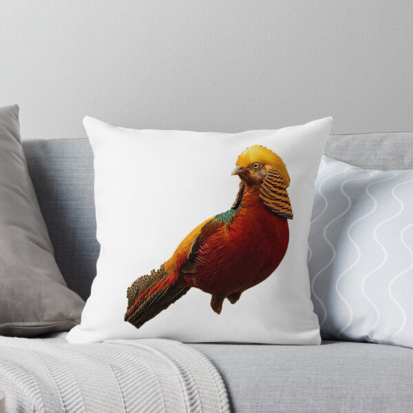 Item preview, Golden Pheasant – Vivid Gold & Scarlet Portrait designed and sold by Helt-enkelt.
