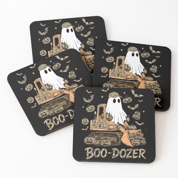 Item preview, Boo Dozer Halloween Bulldozer Ghost Kids designed and sold by KroghDs.