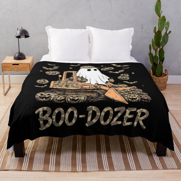 Item preview, Boo Dozer Halloween Bulldozer Ghost Kids designed and sold by KroghDs.