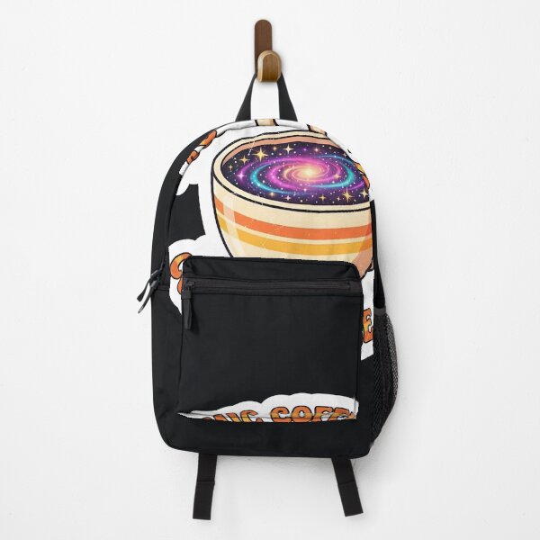 Item preview, Cosmic Coffee Club Retro Galaxy Space Coffee Lover Gift Sticker designed and sold by MCV-Designs.