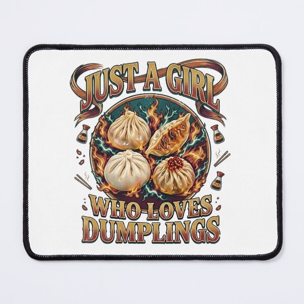 Item preview, Just A Girl Who Loves Dumplings - Asian Foodie Vintage Graphic Tee designed and sold by designwiss.