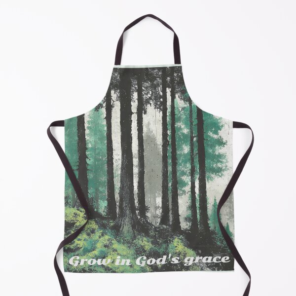 Item preview, Grow in God’s grace Forest art Pine trees Deep woods 2 Peter 3:18 God’s amazing creation designed and sold by FTLOG.