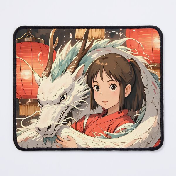 Item preview, art friendship girl [[chihiros's]] and -%[ghiblis]%- dragon aways  designed and sold by renzuraart.