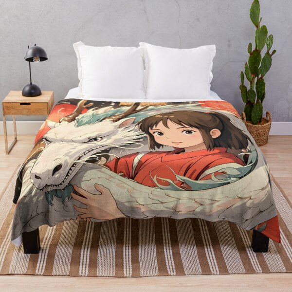 Item preview, art friendship girl [[chihiros's]] and -%[ghiblis]%- dragon aways  designed and sold by renzuraart.
