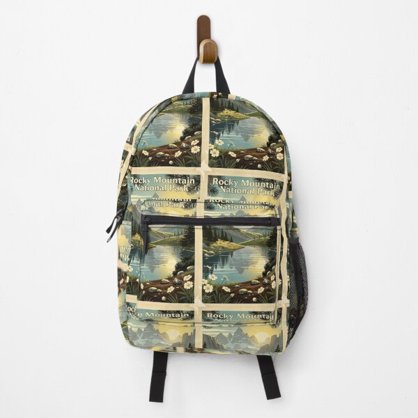 Item preview, Rocky Mountain National Park Vintage Travel Art designed and sold by Teelogic.