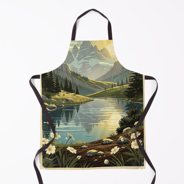 Item preview, Rocky Mountain National Park Vintage Travel Art designed and sold by Teelogic.