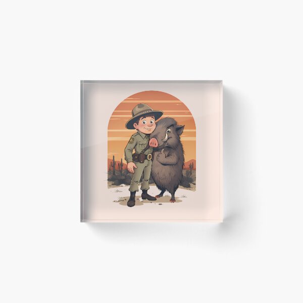 Item preview, Javelina Ranger – Arizona Desert Wildlife designed and sold by Art-Arcade6.