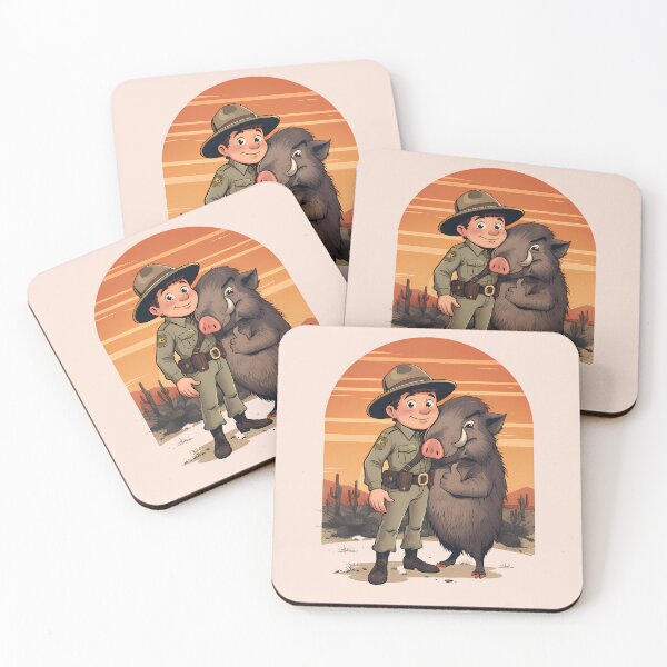 Item preview, Javelina Ranger – Arizona Desert Wildlife designed and sold by Art-Arcade6.
