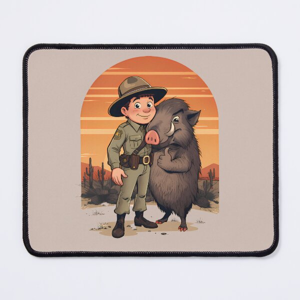 Item preview, Javelina Ranger – Arizona Desert Wildlife designed and sold by Art-Arcade6.