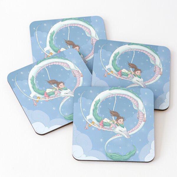 Item preview, Cute kawaii art girl [[chihiros's]] go -%[ghiblis]%- flying dragon aways  designed and sold by renzuraart.