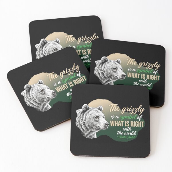 Item preview, The Grizzly Is A Symbol Of What Is Right With The World - Charles Jonkel - Grizzly Bear designed and sold by Vibe-Vary.
