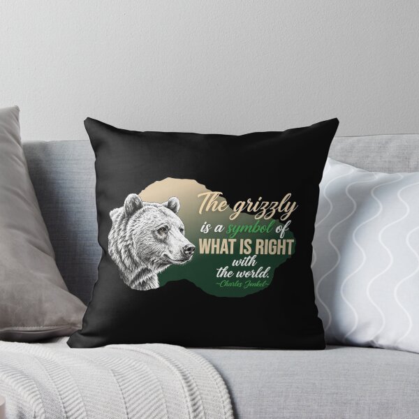 Item preview, The Grizzly Is A Symbol Of What Is Right With The World - Charles Jonkel - Grizzly Bear designed and sold by Vibe-Vary.