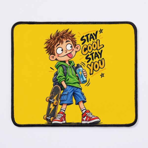 Item preview, Stay Cool You – Funny Skater Boy & Hydration Graphic Art designed and sold by BLUESKY11a.