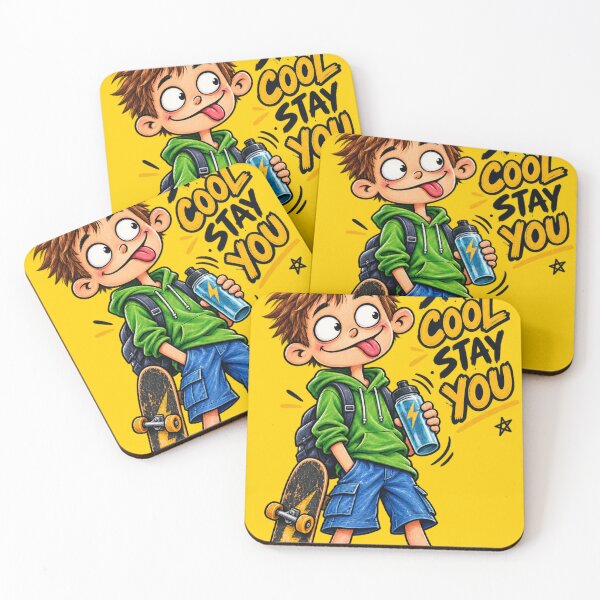 Item preview, Stay Cool You – Funny Skater Boy & Hydration Graphic Art designed and sold by BLUESKY11a.