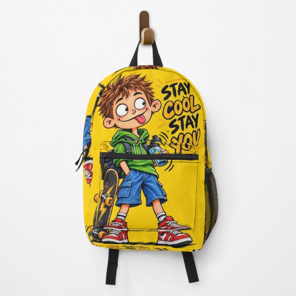Item preview, Stay Cool You – Funny Skater Boy & Hydration Graphic Art designed and sold by BLUESKY11a.