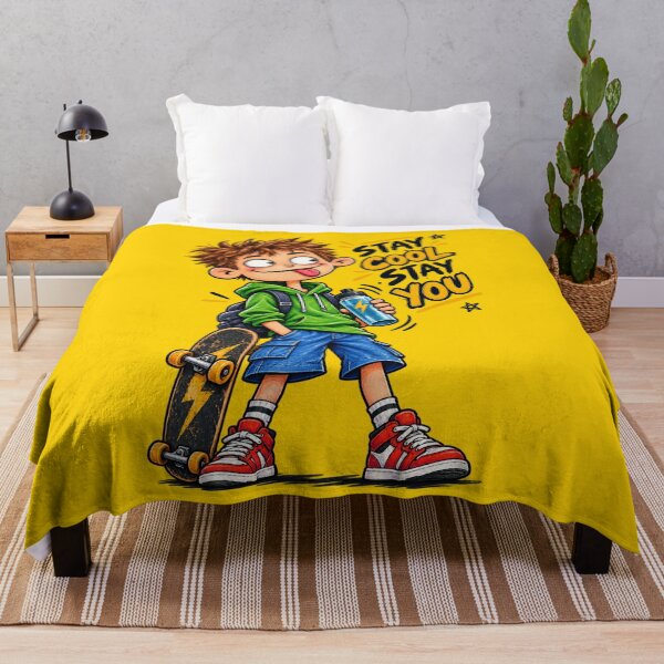 Item preview, Stay Cool You – Funny Skater Boy & Hydration Graphic Art designed and sold by BLUESKY11a.