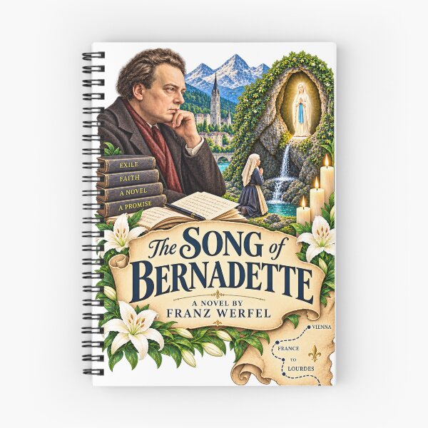 Item preview, The Song of Bernadette — Franz Werfel Literary Tribute designed and sold by Past in Threads.