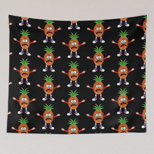 Item preview, Crying Pineapple Animated Character Boy Version designed and sold by ExpressiveToon.