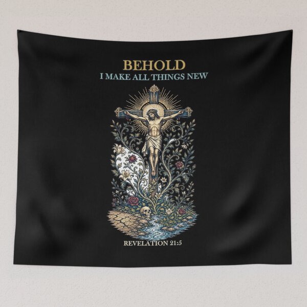 Item preview, Behold I Make All Things New | Revelation 21:5 Christian Design designed and sold by Nerd Army.