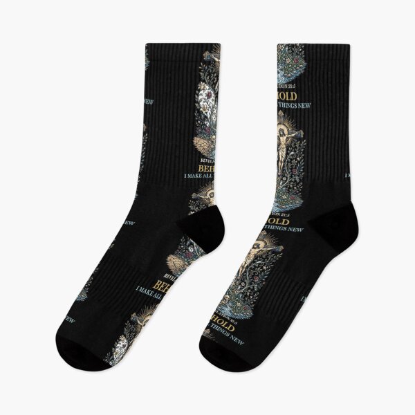Item preview, Behold I Make All Things New | Revelation 21:5 Christian Design designed and sold by Nerd Army.