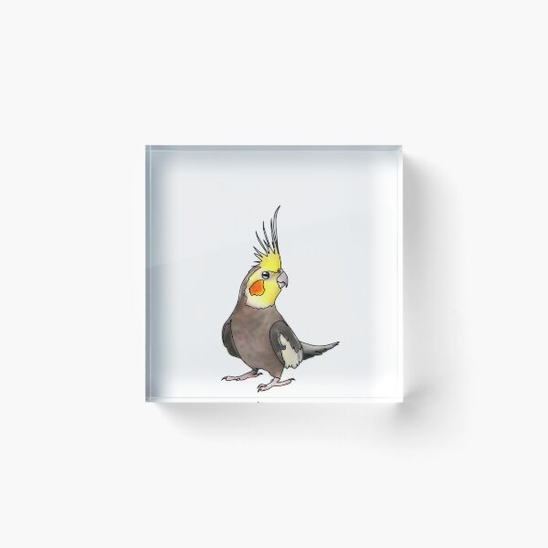 Item preview, Chuck the Cockatiel - animalz designed and sold by Ashley’sAnimalz.