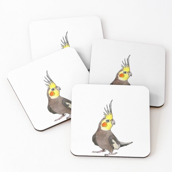 Item preview, Chuck the Cockatiel - animalz designed and sold by Ashley’sAnimalz.