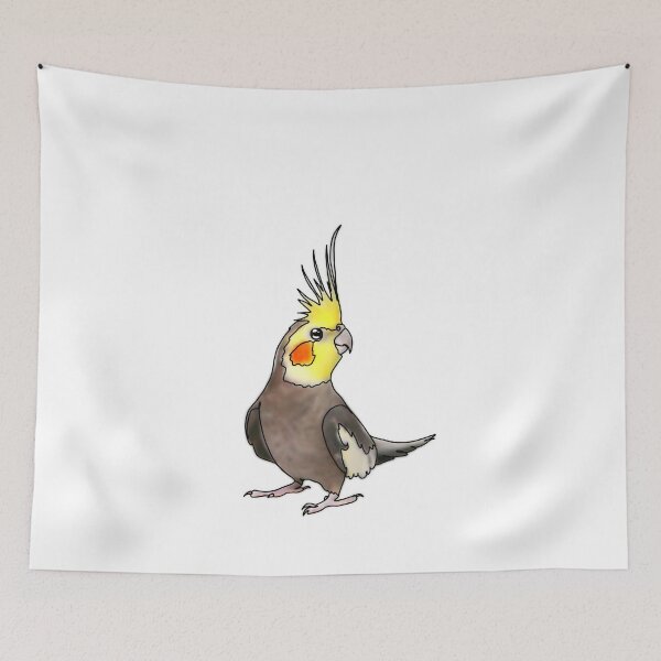 Item preview, Chuck the Cockatiel - animalz designed and sold by Ashley’sAnimalz.