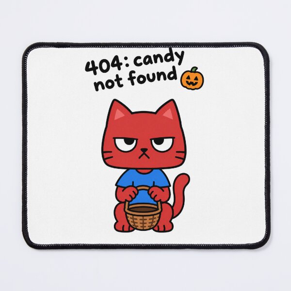 Item preview, System.exe Has L404 Candy Not Found Cat – Funny Halloween Trick or Treat Shirteft the Chat Cat – Funny Halloween Tech Shirt designed and sold by AMBAYK.