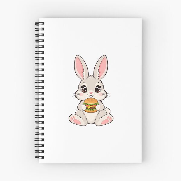 Item preview, Cute Kawaii Rabbit With Burger designed and sold by Eternalski.