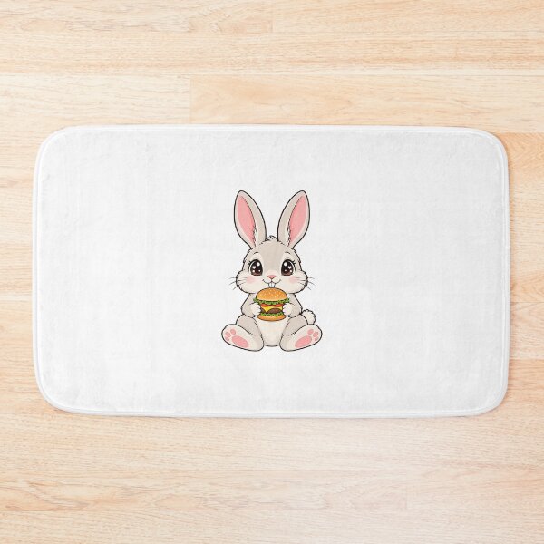 Item preview, Cute Kawaii Rabbit With Burger designed and sold by Eternalski.