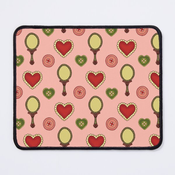 Item preview, Cottagecore Pattern - Hearts and Buttons designed and sold by miawgigi.
