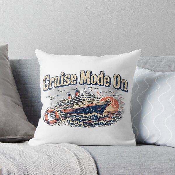 Item preview, Cruise Mode On Shirt | Funny Cruise Ship Vacation Sailing T-Shirt designed and sold by FitEnvy.