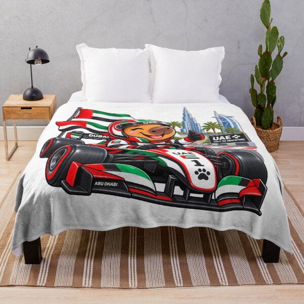 Item preview, Cute UAE Capybara Dubai Racing Adventure designed and sold by CapybaraTravels.