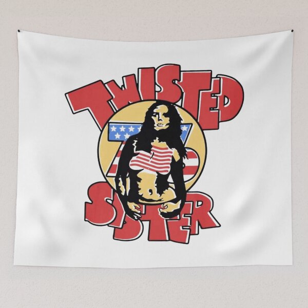 Item preview, Red Typography Glam Metal Band  designed and sold by VectorIzz.