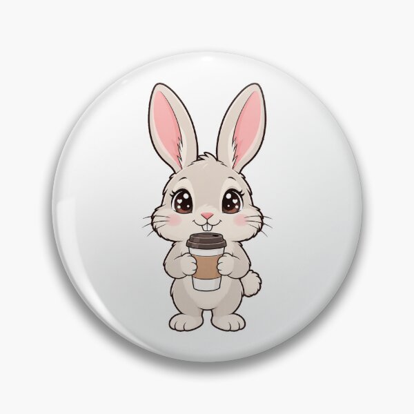 Item preview, Cute Kawaii Rabbit With Coffee designed and sold by Eternalski.