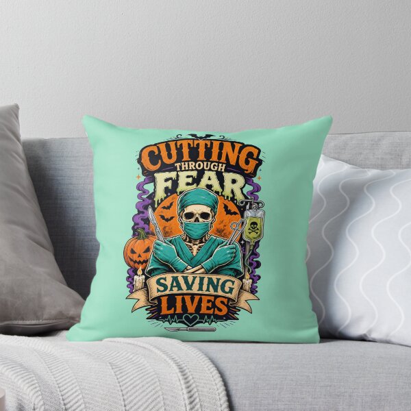 Item preview, Cutting through fear, saving lives - Halloween for surgeons designed and sold by ParadoxParadox.