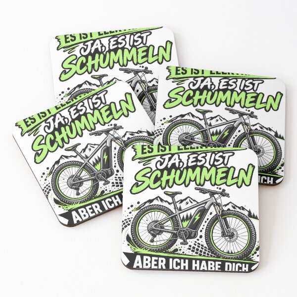 Item preview, E-bike saying – Yes, it's electric, but I've overtaken you. designed and sold by RennradKunst.