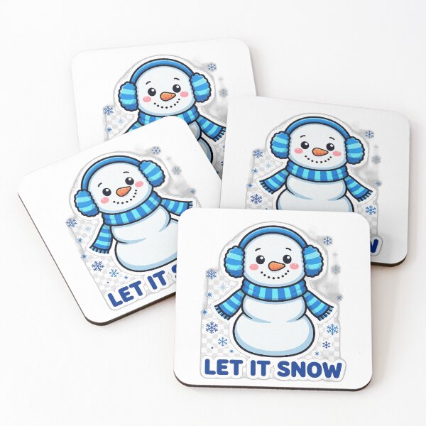 Item preview, Let It Snow Cute Snowman designed and sold by LunaAdventurer.