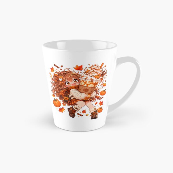 Item preview, Pumpkin Spice Panic – Cute Chibi Autumn Girl designed and sold by Kubbykat.