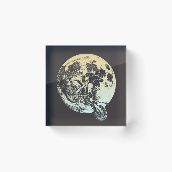 Item preview, Motocross jump towards the moon designed and sold by UrbanTRIP.